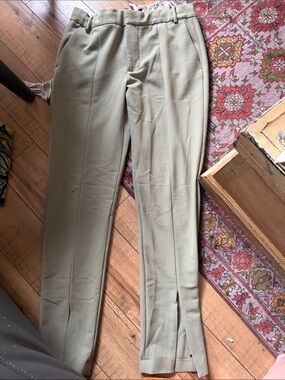 Zara Olive Green Tailored Men's Pants